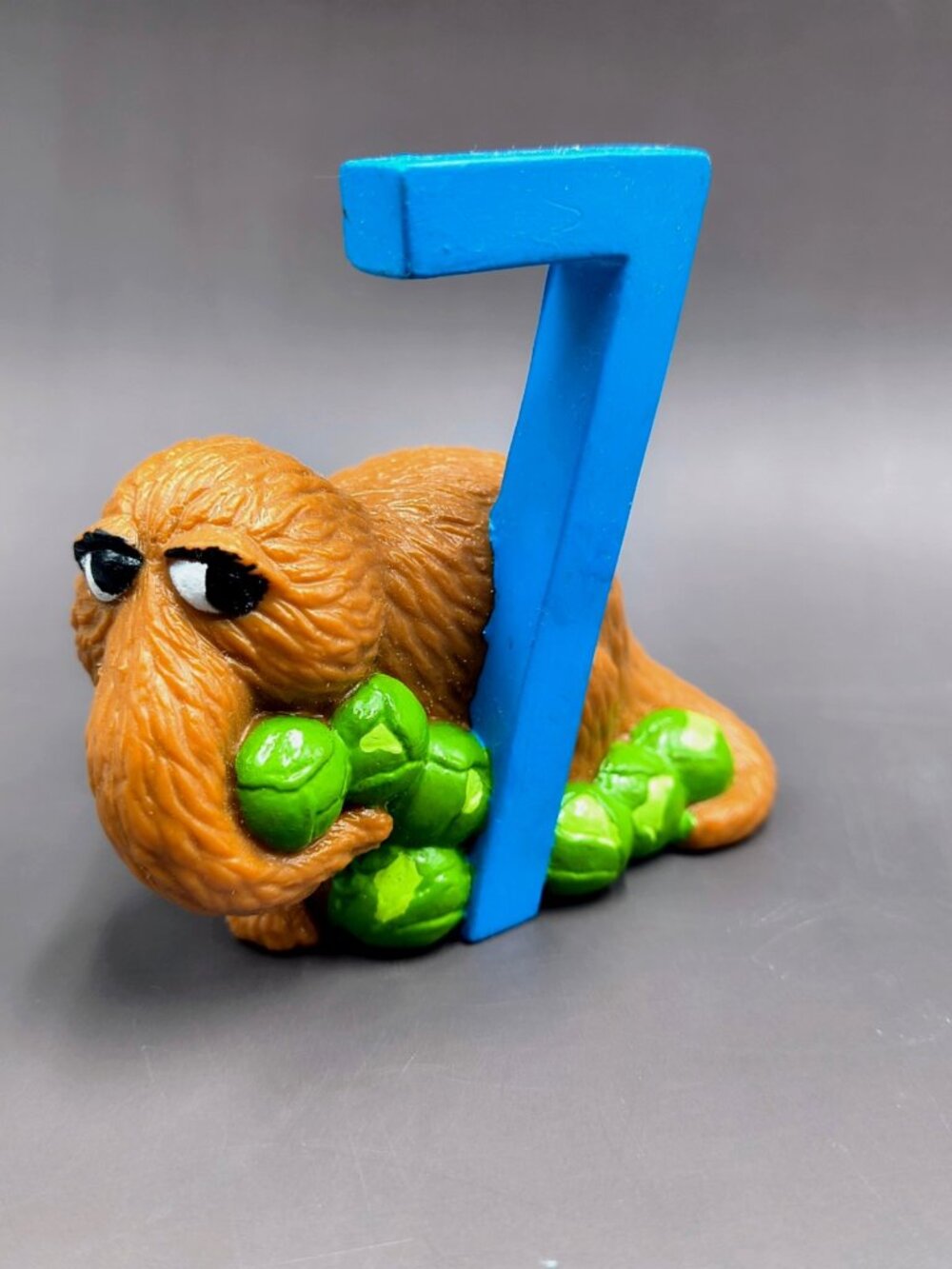Sesame Street Snuffleupagus Snuffy Pvc Figure #7 Birthday Cake Topper Applause